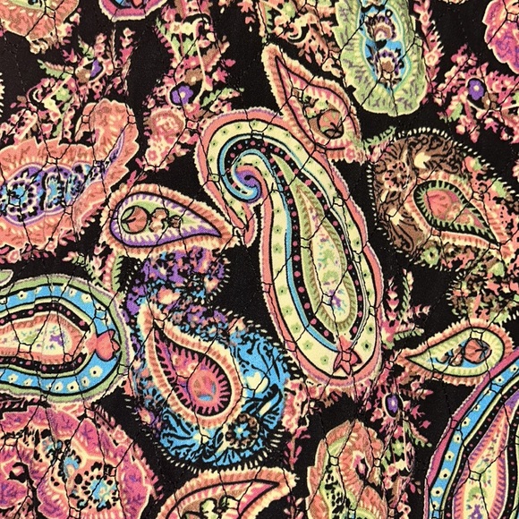 Quilted paisley patterned jacket. Eccentric. Bright pattern - Picture 5 of 5